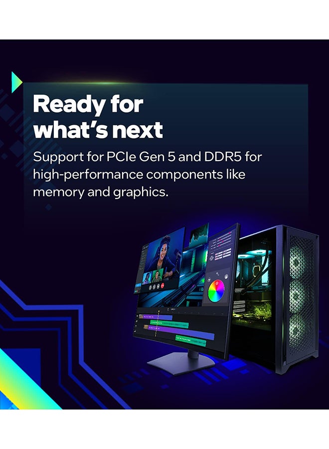 Intel Core i5-12400F 12th Gen Alder Lake Desktop Processor, 6 Total Cores, 12 Threads, 18 MB Cache, 2.5 GHz Base Frequency, LGA 1700 Socket, 65W Power, 128 GB Max Memory Size, Box Blue - Image 5